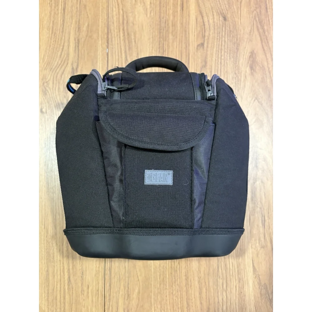 USA Gear Camera Bag Padded Case Adjustable Black waterproof EVA bottom